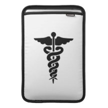 Símbolo médico fundas para macbook air