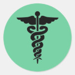 Símbolo médico pegatina