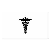 Símbolo médico plantillas de tarjetas de visita