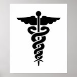 Símbolo médico posters