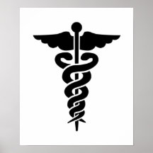 Símbolo médico posters