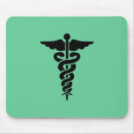 Símbolo médico tapetes de ratón