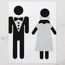 símbolo nupcial de los pares tarjetón