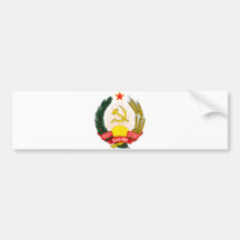 Símbolo oficial de la heráldica de Estonia del esc Pegatina De Parachoque