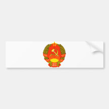 Símbolo oficial de la heráldica de Kazajistán del  Pegatina De Parachoque