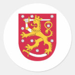 Símbolo oficial de la heráldica del escudo de arma pegatinas  