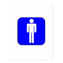 Símbolo para hombre postal