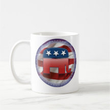 Símbolo republicano taza de café