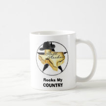 símbolo, rocas mi PAÍS Taza De Café