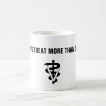 símbolo veterinario tazas de café