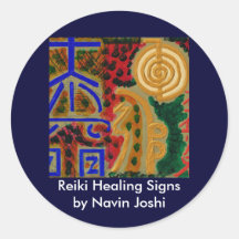 Símbolos curativos principales de REIKI Pegatinas