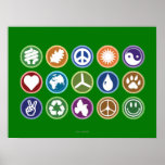 Símbolos de Eco Posters