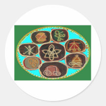 Símbolos de KARUNA Reiki de Navin Joshi Pegatinas