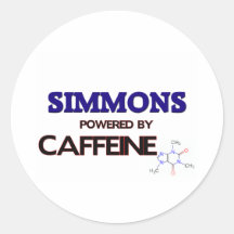 Simmons accionó por el cafeína pegatinas  