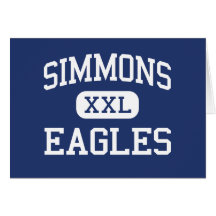 Simmons - Eagles - joven - Aberdeen Dakota del Sur Tarjetas