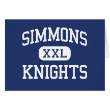 Simmons Knights el césped medio Illinois del roble Tarjeton