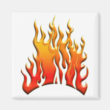 Simplemente fuego imán para frigorífico