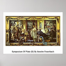 Simposio de Platón (ii) de Anselm Feuerbach Posters