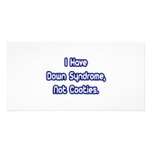 Síndrome de Down… no Cooties Tarjetas Fotográficas