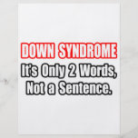 Síndrome de Down… no una frase Tarjetas Publicitarias