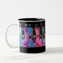 Sinfonía brillante del color taza de café