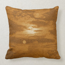 Sinfonía del claro de luna - almohada de tiro de M