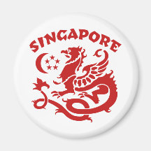 Singapur Imán De Nevera