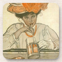 Sipper de la fuente de soda del vintage del prácti posavaso