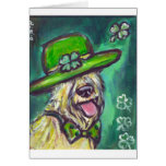 sir del día de los paddys del st de trigo tarjeta