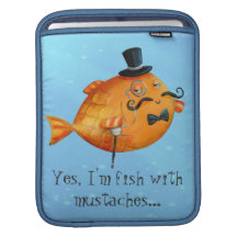 Sir Fishy Mustached Fish Manga De iPad