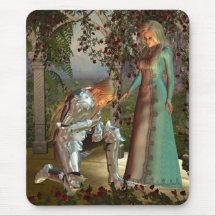 Sir Launcelot y reina Guinevere Tapete De Raton