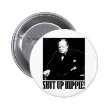 ¡Sir Winston Churchill dice encierrado al Hippie! Pin