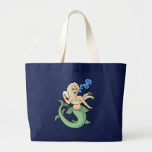 Sirena Bolsa Lienzo