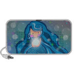 Sirena con el altavoz brillante de la perla altavoces
