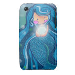 Sirena con el caso brillante del iPhone 3G/3GS de  iPhone 3 Case-Mate Funda