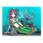 Sirena gótica de Lyra Tarjetas Postales
