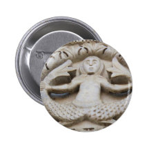 Sirena medieval pin