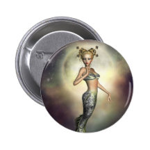Sirena mística de la luna pin