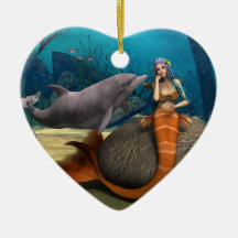 Sirena triste adorno
