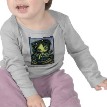 Sirena y pescados camisetas