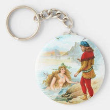 Sirena y pirata llaveros personalizados