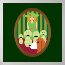 SIS y P y los perros Mustached del misterio Impresiones