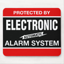 Sistema de alarma electrónico alfombrilla de raton