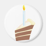 Sistema de la fiesta de cumpleaños de la torta imanes  