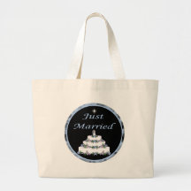 Sistema de la invitación del pastel de bodas bolsas de mano