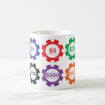Sistema de microprocesadores del casino taza