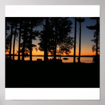 sistema de plata del sol del lago impresiones