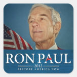 Sistema del pegatina de Ron Paul
