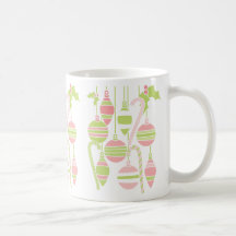 Sistema dulce del día de fiesta tazas de café