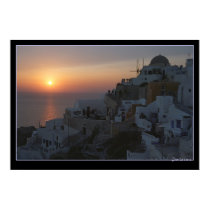 Sistemas de Sun en Santorini posters